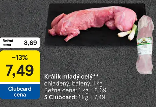 Králik mladý celý