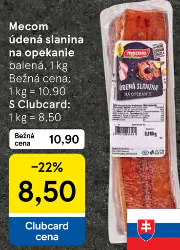Mecom Údená slanina na opekanie