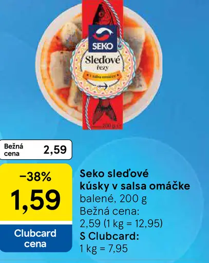 Seko sleďové kúsky v salsa omáčke