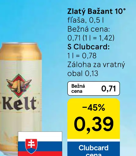 Kelt plechovka