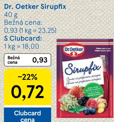 Dr. Oetker Sirupfix