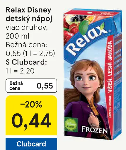 Relax Disney detský nápoj
