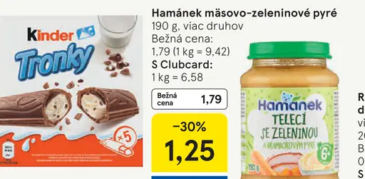 Hamánek mäsovo-zeleninové pyré