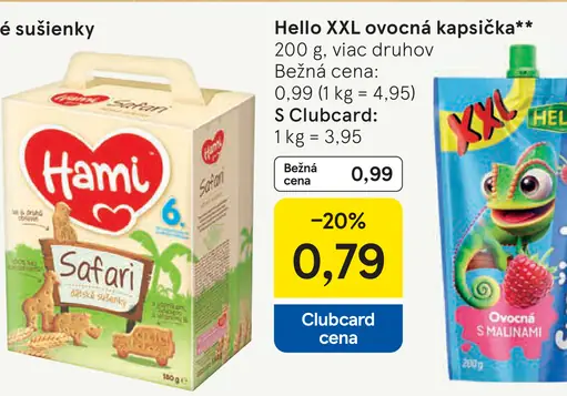 Hello ovocná kapsička