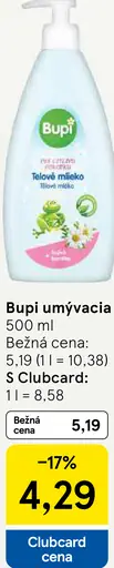 Bupi Telové mlieko