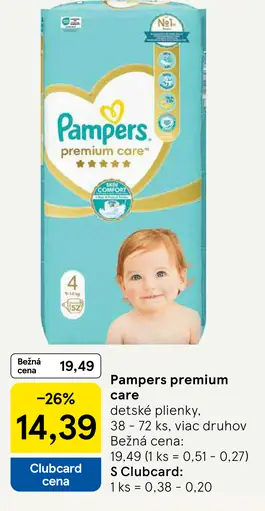 Pampers Premium Care