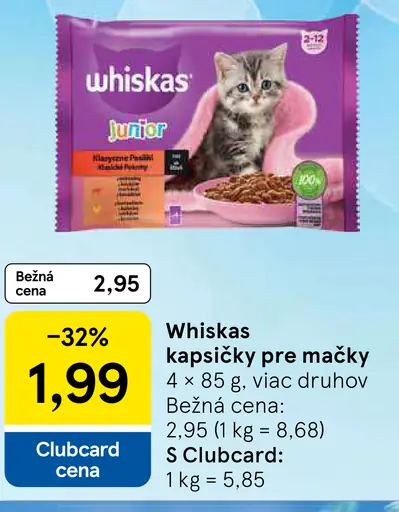 Whiskas Kapsičky pre mačky