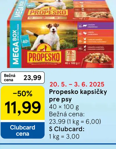Propesko kapsičky pre psy