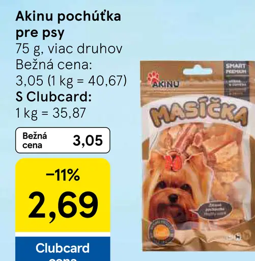 Akinu pochúťka pre psy