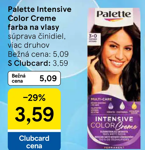 Palette Intensive Color Creme farba na vlasy nugát 6-65