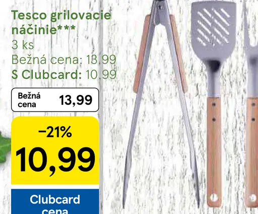 Tesco grilovacie náradie