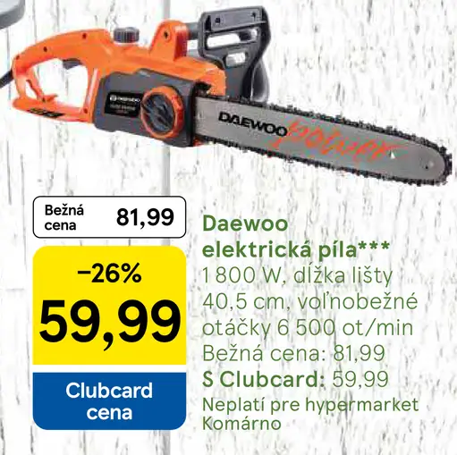 Daewoo elektrická píla