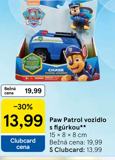 Paw Patrol vozidlo s figúrkou