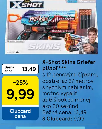 X-Shot Skins Griefer pištoľ