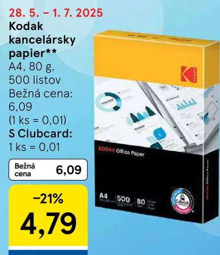 Kodak kancelársky papier