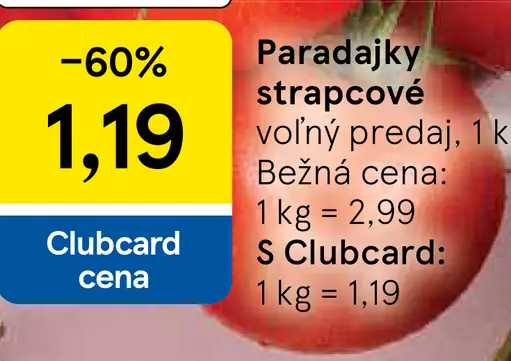 Paradajky strapcové
