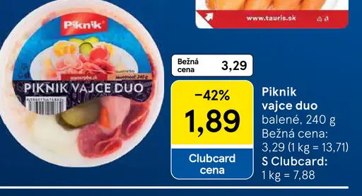 Piknik vajce duo