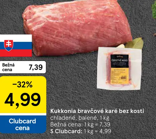 Kukkonia bravčové stehno bez kosti