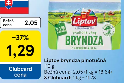 Liptov Bryndza Plnotučná