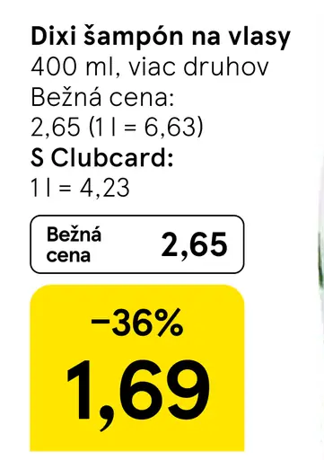 Dixi šampón na vlasy