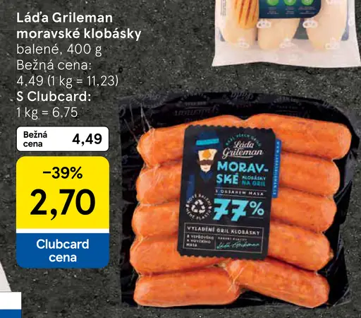Láďa Grileman moravské klobásky