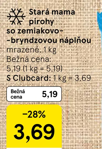 Stará Mama Pirohy so zemiakovo-bryndzovou náplňou