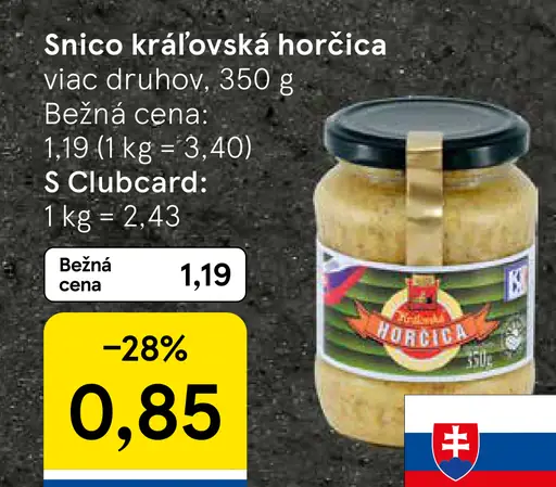 Snico Kráľovská horčica