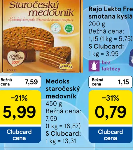 Medoks staročeský medovník