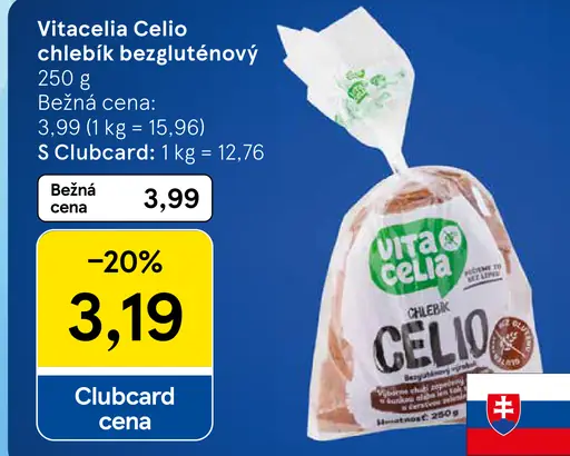 Vitacelia Chlebík bezgluténový biely