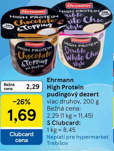 Ehrmann High Protein pudingový dezert