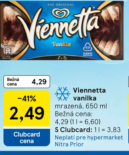 Viennetta vanilka