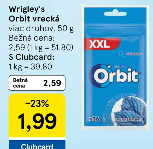 Orbit vrecká