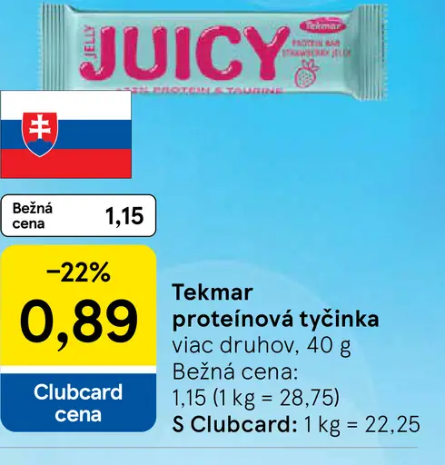Tekmar proteínová tyčinka