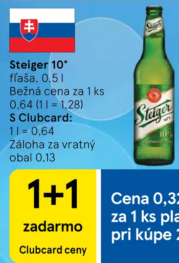 Steiger 10 fľaša
