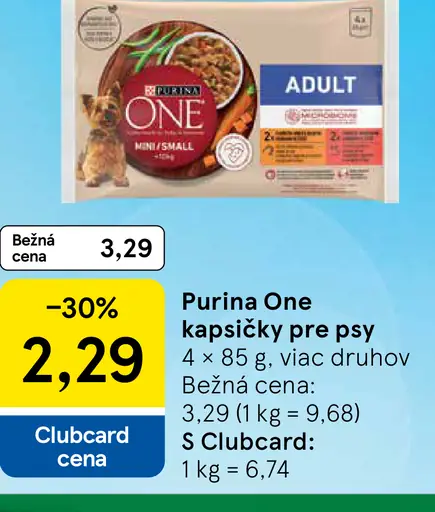 Purina One kapsičky pre psy