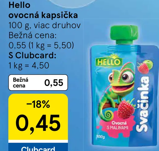 Hello ovocná kapsička
