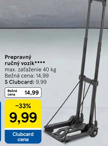 Prepravný ručný vozík