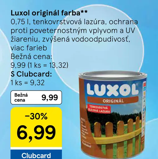 Luxol originál farba