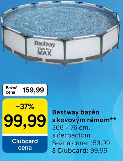 Bestway bazén s kovovým rámom