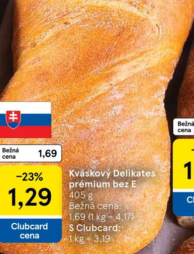Kváskový Delikates prémiový bez E