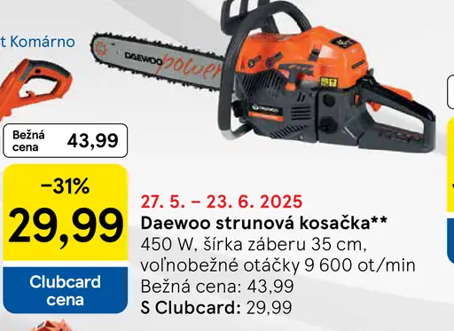 Daewoo strunová kosačka