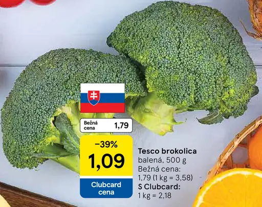 Tesco brokolica