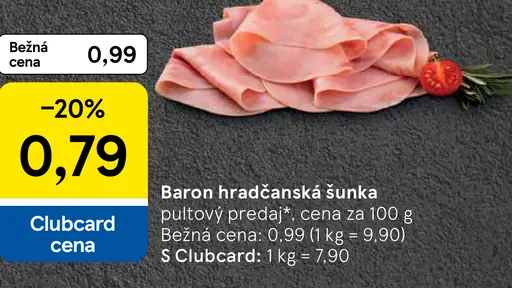 Baron hradčanská šunka