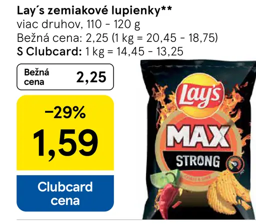 Lay's zemiakové lupienky