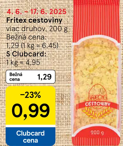 Fritex cestoviny