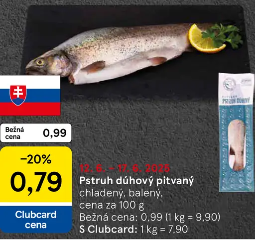 Pstruh dúhový pitvaný