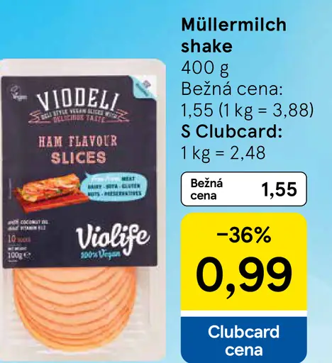 Violife Viodeli plátky s príchuťou šunky