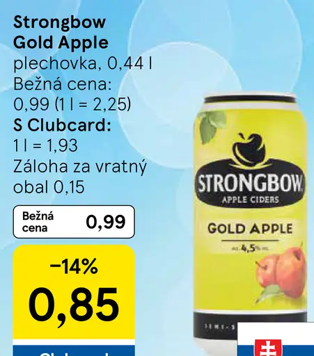 Strongbow Gold Apple plechovka