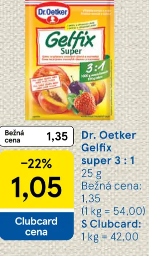Dr. Oetker Gelfix super 3:1