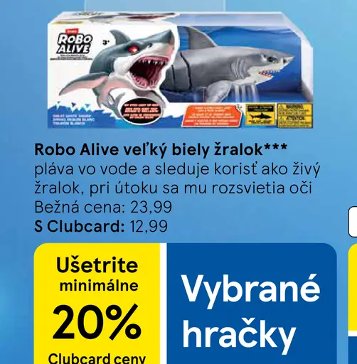 Robo Alive veľký biely žralok